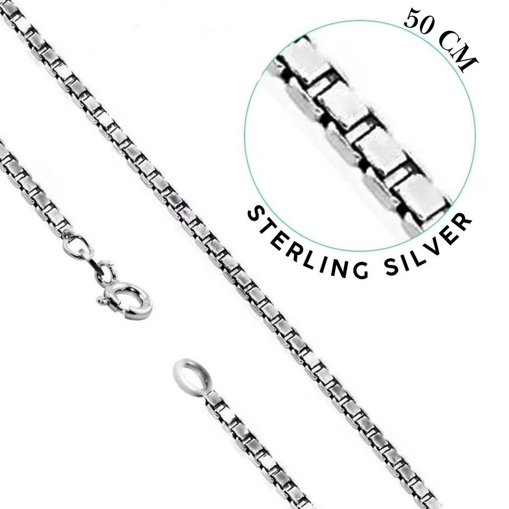Large Sterling Silver Double-sided Orthodox Crucifix Cross Necklace 1.5"/4cm