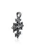 Image of Orthodox Tsata Cross Necklace Sterling Silver Consecrated in Jerusalem 3 cm/1"