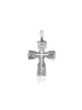 Image of Pendant Sterling Silver 925 Orthodox Cross Necklace Jewelry w/ Prayer