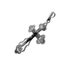 Image of Large Sterling Silver 925 Pendant Orthodox Crucifix Cross Necklace Men 5cm/2"