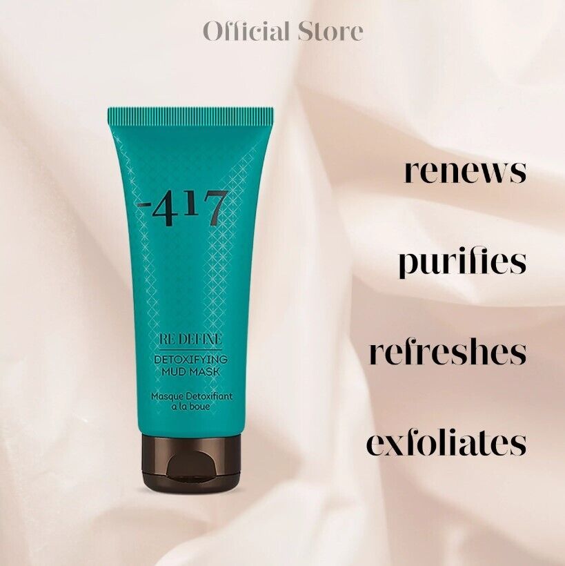 -417 Dead Sea Cosmetics Natural Exfoliating Detoxifying Mud Mask 100ml/3.3 fl.oz