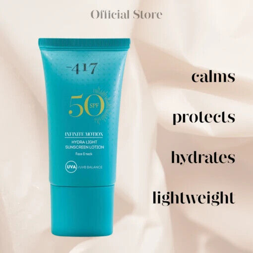 -417 Vegan Dead Sea Mineral Lightweight SPF 50 Sunscreen Lotion | 50ml/1.6fl.oz