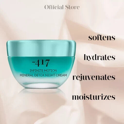 -417 Vegan Hydrating Moisturising Regenerating Mineral Detox Night Cream | 50ml/1.7fl.oz |