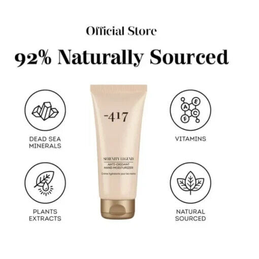 -417 Dead Sea Honey Scented Hydrating Anti-Oxidant Hand Lotion Cream | 100ml/3.3fl.oz
