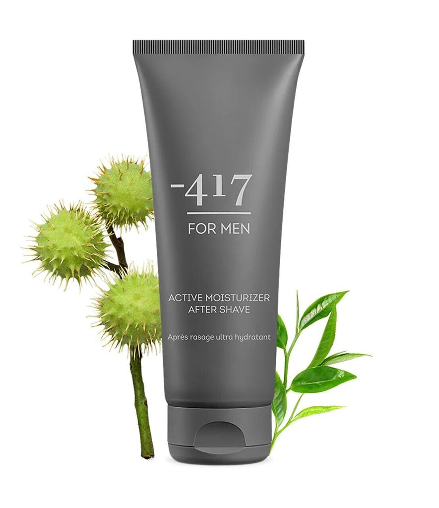 -417 Active Vegan After Shave Moisturizer Balm For Men Dead Sea Cosmetics 100ml Face Cream for Dry Oily Normal Mixed Skin Calming