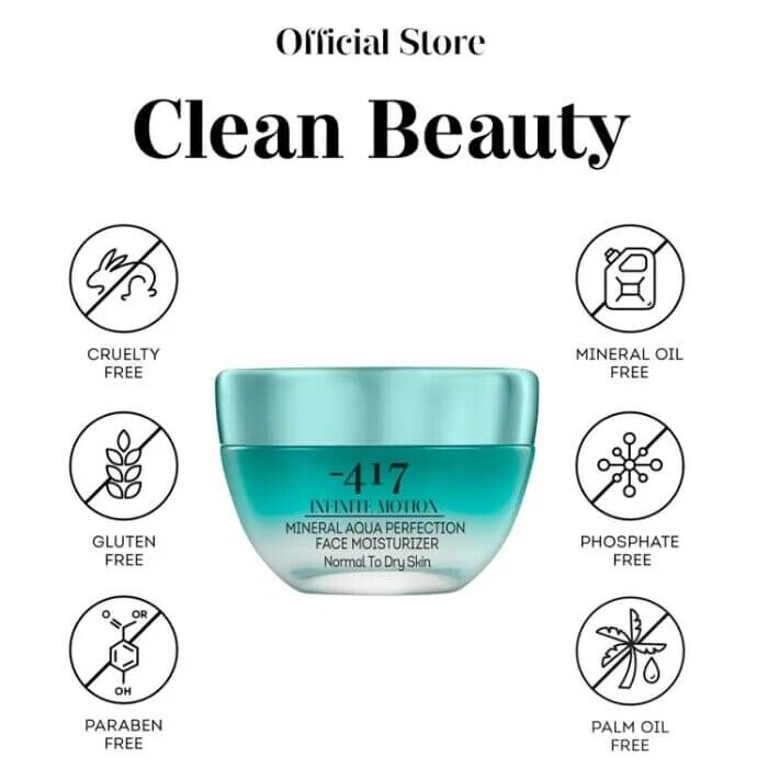 -417 Dead Sea Nourishing Moisturizer Face Cream for Wrinkles Vegan (50ml/1.6oz)
