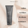 Image of -417 Dead Sea Vegan Moisturising Exfoliating Shaving Cream Men 2pcs Set 100ml/3.3fl.oz Each