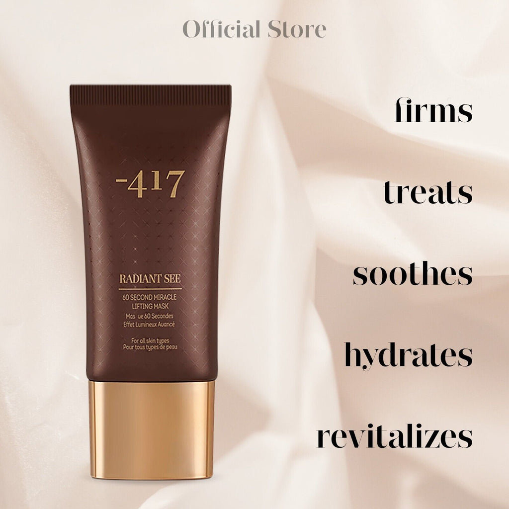 -417 Dead Sea 60-Second Lifting Mask Cream Anti-Aging Vegan (1.69oz / 50ml)