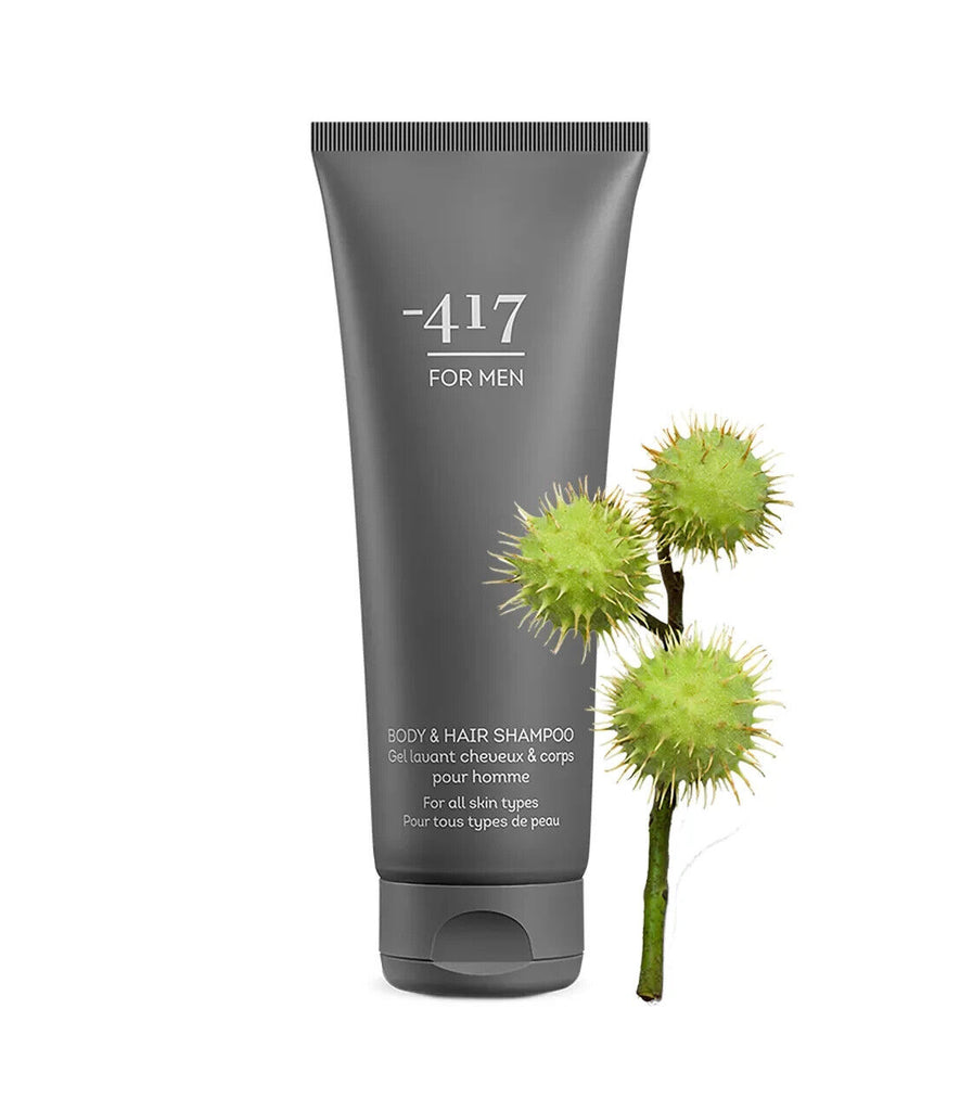 -417 Dead Sea Mineral Vegan 2 in 1 Body & Hair Shampoo For Men 250ml/8.4 fl. oz