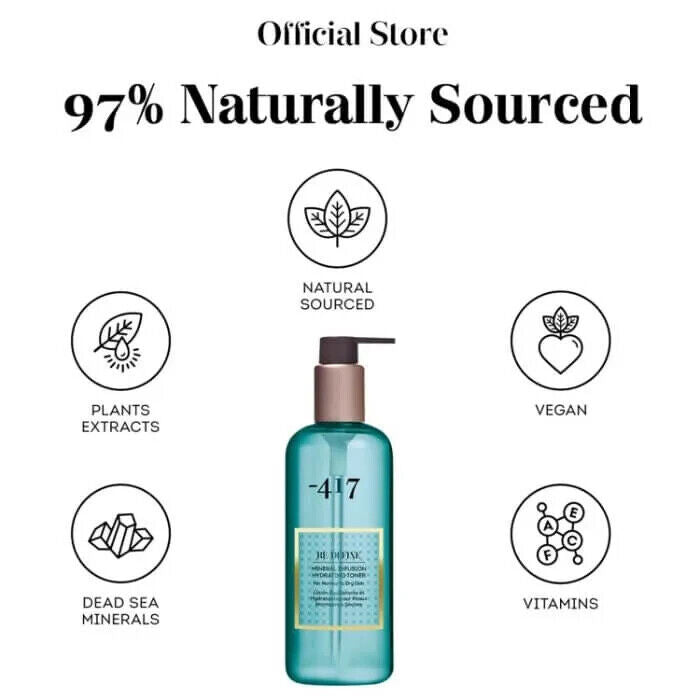 -417 Dead Sea Vegan Mineral Infusion Hydrating Toner 350ml/11.8floz