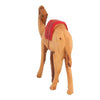 Image of Olive Wood Camel Figurine with Red Saddle from the Holy Land