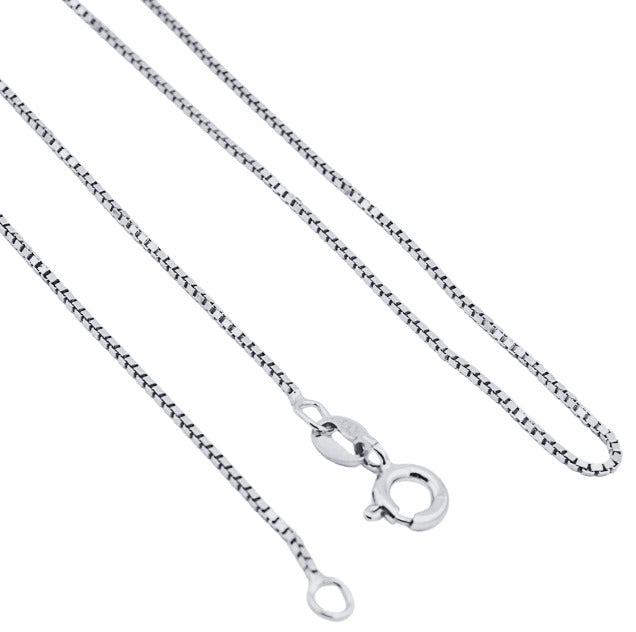 Large Sterling Silver Double-sided Orthodox Crucifix Cross Necklace 1.5"/4cm