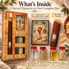 Image of Jerusalem Holy Land Blessing Set – Christian Prayer Gift Box with Icon, Holy Water, Oil, Incense & Candles