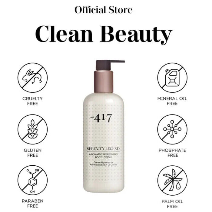 -417 Dead Sea Vegan Moisturizing Aromatic Refreshing Body Lotion Dry Skin 350ml/11.8fl.oz