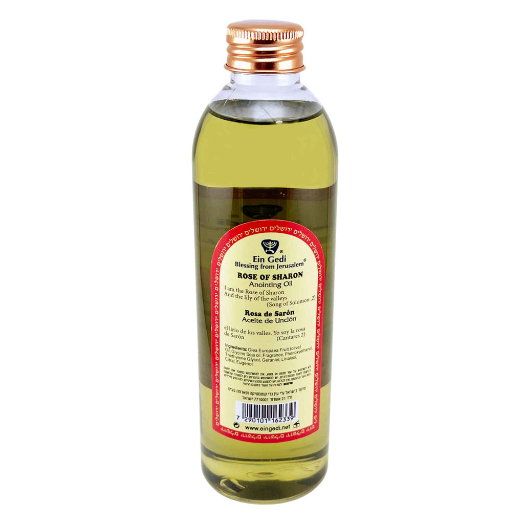 Rose of Sharon Blessed Anointing Oil from Holy Land Jerusalem 250ml/8.5fl.oz