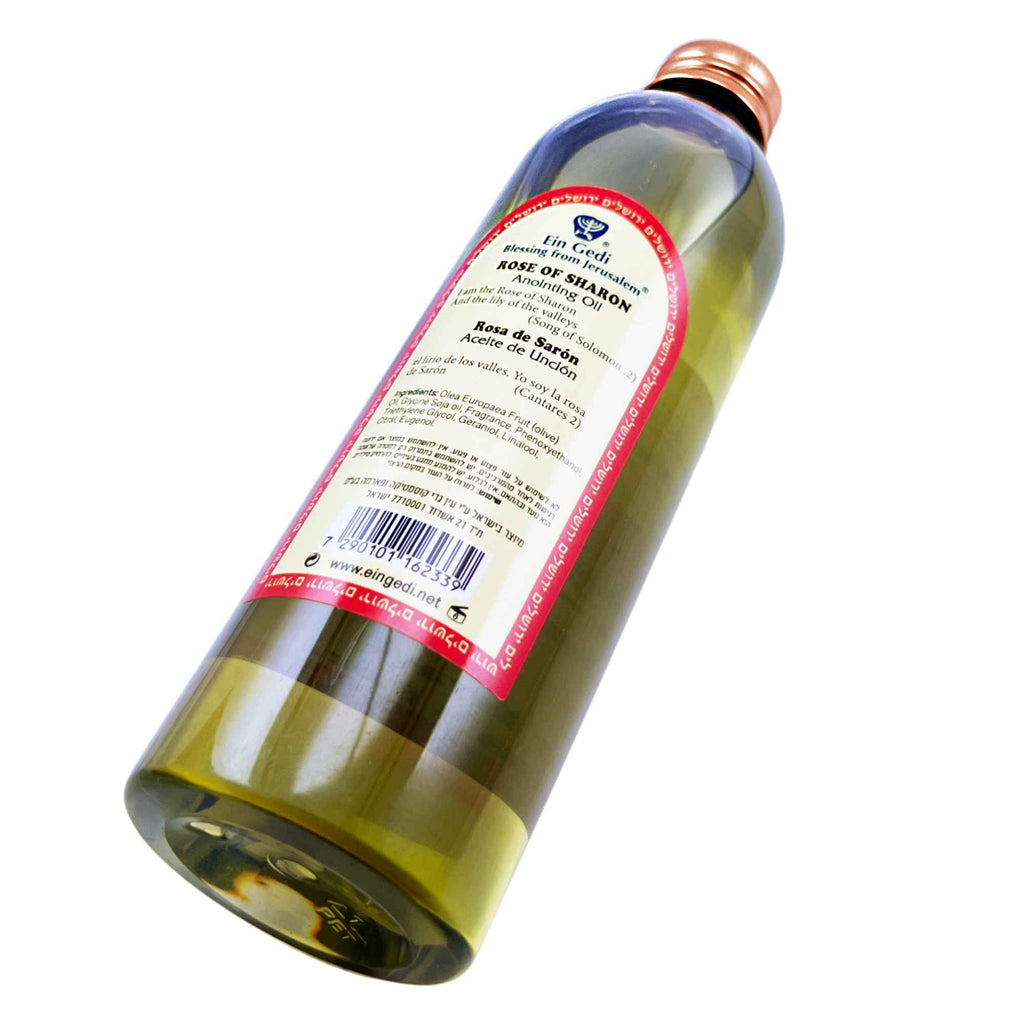 Rose of Sharon Blessed Anointing Oil from Holy Land Jerusalem 250ml/8.5fl.oz