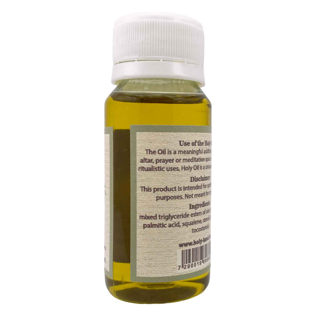 Blessed Holy Virgin Anointing Olive Oil Bottle from Israel Holy Land Lamp Church of The Holy Sepulcher Jerusalem Christian 60ml / 2.02fl.oz