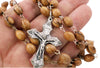 Image of Catholic Olive Wood Holy Rosary Prayer Beads w/ Crucifix Jerusalem