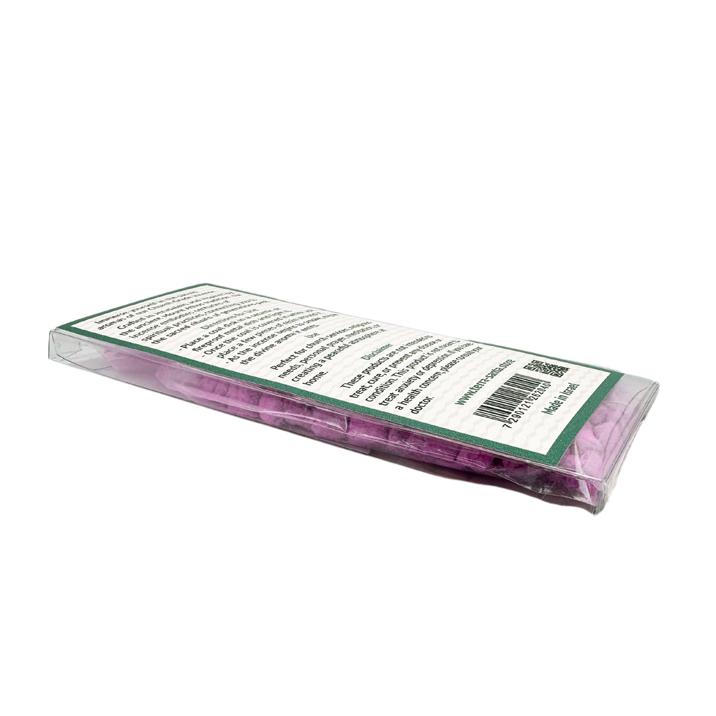 Rose Scented Greek Orthodox Church Grade Incense Aromatic Resin Tears - Livani Frankincense from Holy Land Jerusalem Israel
