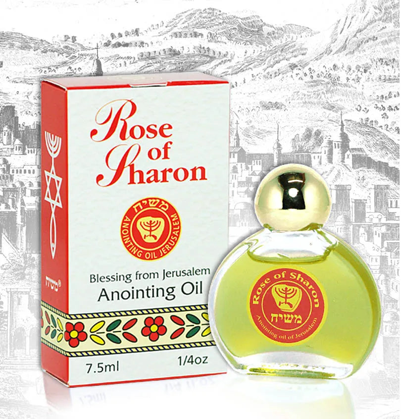 Ein Gedi Pure Authentic Anointing Oil Rose of Sharon Blessed from Jerusalem 0,25fl.oz/7,5 ml