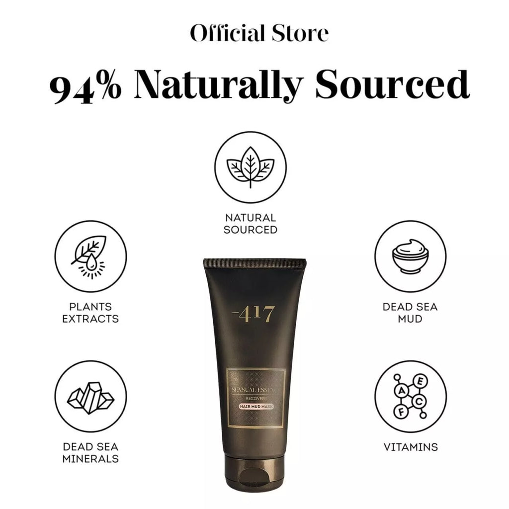 -417 Vegan Dead Sea Mud Recovery Repairing Hair Mask Paraben-free | 200ml/6.7fl.oz