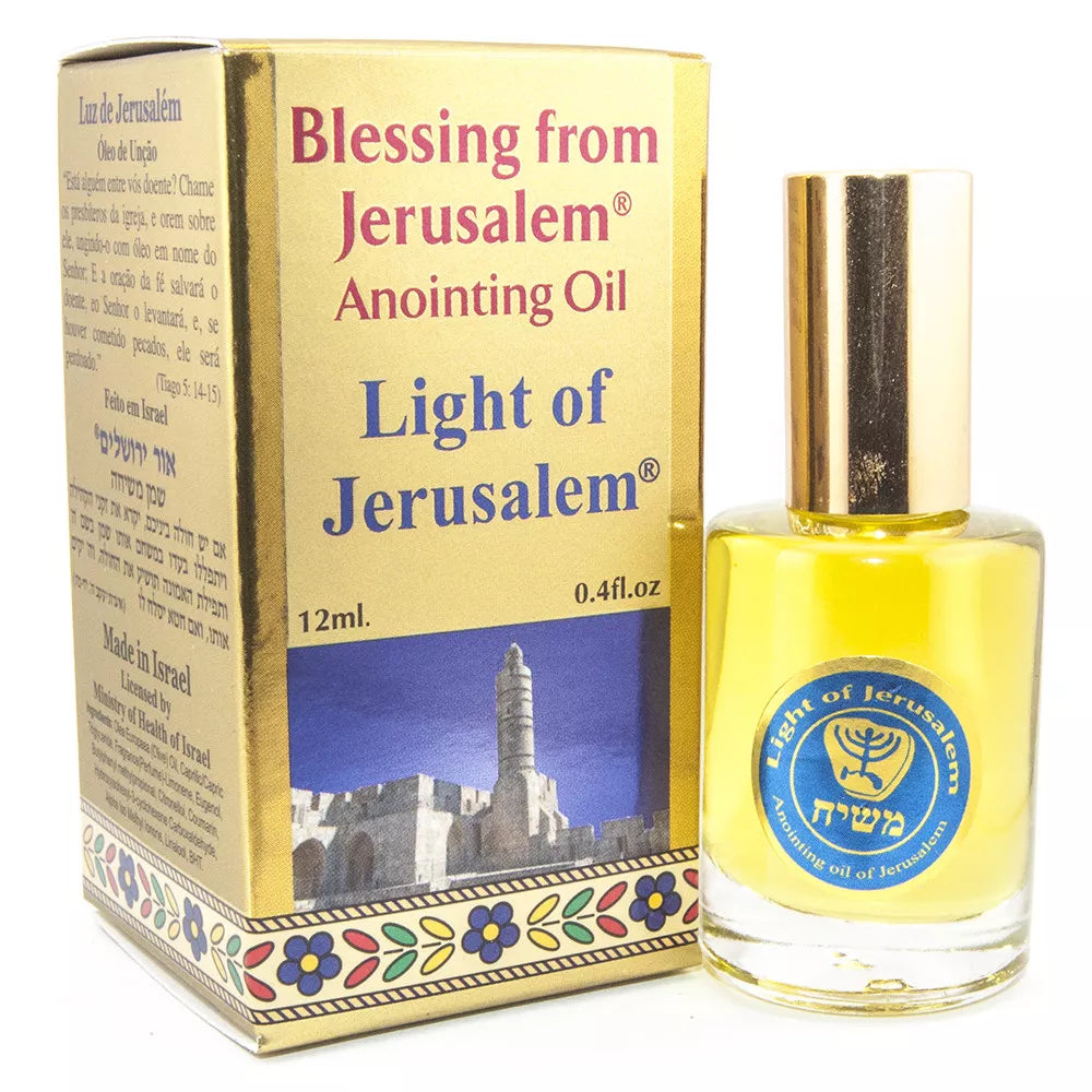 Ein Gedi Anointing Oil Biblical Spices Light of Jerusalem from Holy Land 0,4 fl.oz/12ml
