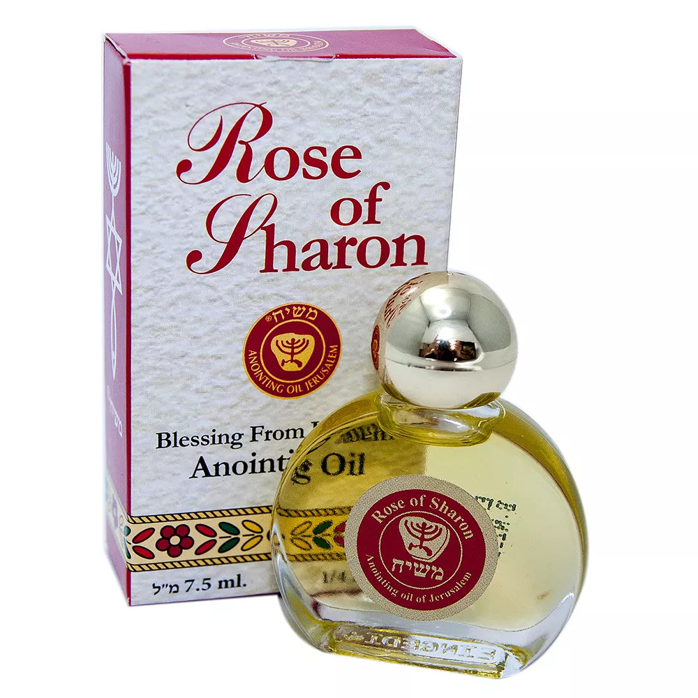 Ein Gedi Pure Authentic Anointing Oil Rose of Sharon Blessed from Jerusalem 0,25fl.oz/7,5 ml
