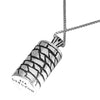 Image of Pendant Kabbalah Mezuzah w/Powerful Prayer Blessing of Angels Sterling Silver