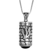 Image of Pendant Kabbalah Mezuzah w/Prayer “If I forget you, Jerusalem” Sterling Silver