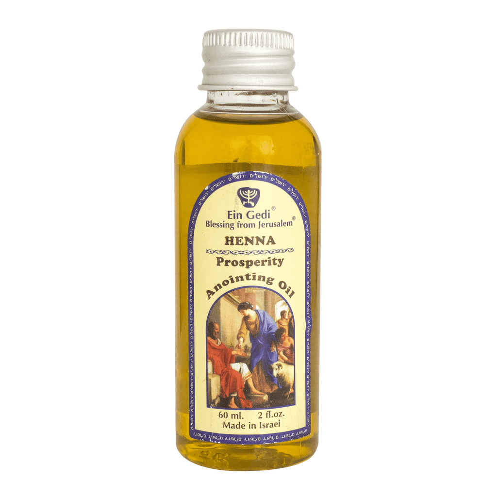 Bottle of Aromatic Anointing Oil with Henna Certified From Holy Land 30/60/100ml