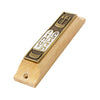 Image of Door Mezuzah Case Olive Wood Enamel Non-Kosher Scroll Torah Ten Commandments from Jerusalem Shema Israel 3,8"
