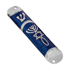 Enamel Door Mezuzah Scroll Case Shedai Jewish for Klaf Parchment 4
