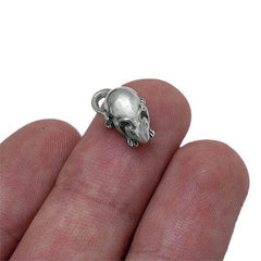 Handmade Money Amulet Small Silver Money Mouse Purse Talisman for Money and Luck
