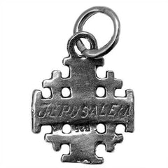 Body Jerusalem Cross Silver 925 Pendant Consecrated in HolySepulchre 0.5
