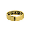Image of King Solomon's Ring Engraved And This Too Shall Pass Sterling Silver Amulet (6-13 size)