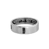 Image of King Solomon's Ring Engraved And This Too Shall Pass Sterling Silver Amulet (6-13 size)