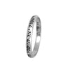 Image of Ring Kabbalah Priestly Blessing Birkat Kohanim Aaron's Blessing Sterling Silver