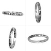 Image of Ring Kabbalah Priestly Blessing Birkat Kohanim Aaron's Blessing Sterling Silver