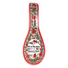 Image of Spoon Shaped Bowl Pottery Red Shalom Décor Armenian Ceramic Hand made