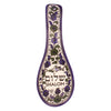 Image of Spoon Shaped Bowl Pottery Blue Shalom Décor Armenian Ceramic Hand made 10"/25cm