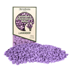 Aromatic Frankincense Resin Tears Incense LAVENDER Burner Jerusalem 3,5oz (100 gr)