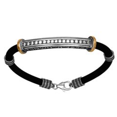 Men's Kabbalah Bracelet Blessing of Priests Birkat Kohanim Silver 925 & Gold 9K
