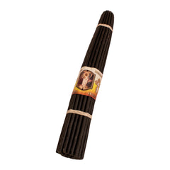 Natural Wax Candles 33 Jerusalem Candles in Black from the Church of Holy Sepulcher 29 cm