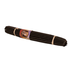 Natural Wax Candles 33 Jerusalem Candles in Black from the Church of Holy Sepulcher 29 cm