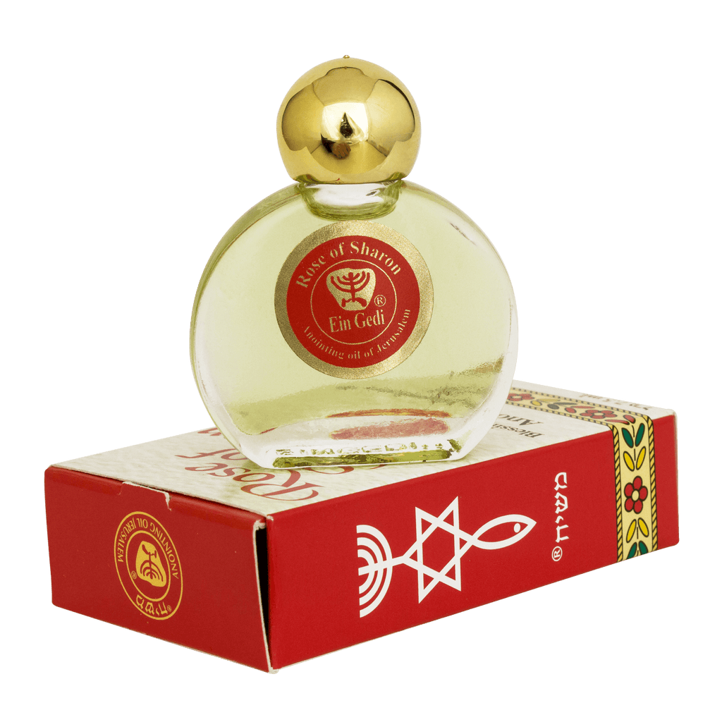 Ein Gedi Pure Authentic Anointing Oil Rose of Sharon Blessed from Jerusalem 0,25fl.oz/7,5 ml