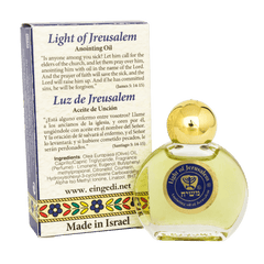 Ein Gedi Pure Authentic Anointing Oil Light of Jerusalem Blessed from Jerusalem 0,25fl.oz/7,5 ml