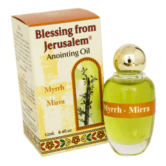 Authentic Anointing Oil Myrrh by Ein Gedi Blessed from Jerusalem 0,4fl.oz/12 ml