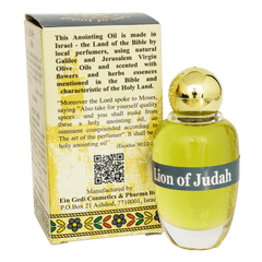 Lion of Judah Sacred Oil - Ein Gedi Blessed Jerusalem Strength