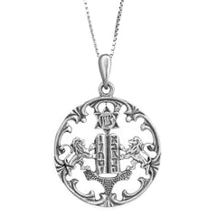 Pendant Tablets of the Covenant Sterling Silver Necklace Jewelry Hand Made 1.1