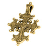 Image of Orthodox Pectoral Tsata Cross Church Crown's Silver 925 Consecrated in Jerusalem - Holy Land Store